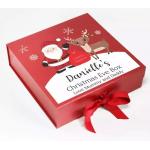 Cardboard Christmas Eve Sweet Box Gravure Printing Custom Logo for sale