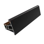Hexagonal Wood Finish Aluminium Profiles Customized For Stand Display for sale