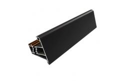 China Hexagonal Wood Finish Aluminium Profiles Customized For Stand Display supplier