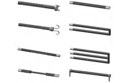 China U W I Screw High Temperature Silicon Carbide Heating Element For Furnace supplier