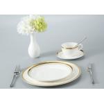 Odorless Porcelain Bone China Dinner Set For Wedding Gift for sale