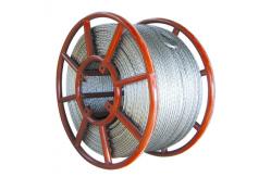 China 6 Squares Anti Twisting Braided Steel Wire Rope Transmission Line Stringing Tools supplier