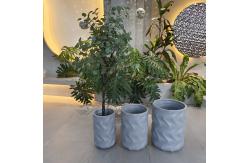 China Modern Style Fiber Clay Planter D340*H360 Waterproof And Fireproof supplier