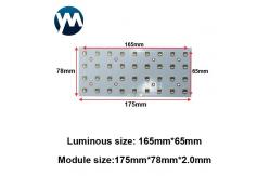 China UV Light Module 360W 3D printing curing module 395nm uv led quartz lens supplier