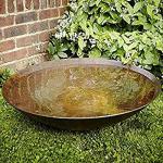 Rustic Rusty Backyard Corten Steel Waterfall Durable Weather Resistant