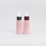 Eco Friendly 50ml Unique Dropper Bottles Travel Dropper Bottle With Aluminum Silver Covered Closure for sale