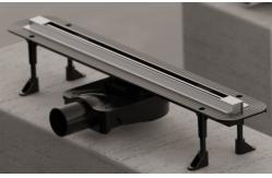 China Plastic 360 Degree Height Adjustable Shower Drains  Rotatable Horizontal Outlet Smart Living supplier