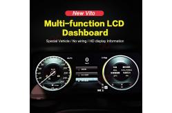 China Car Digital Cluster Mercedes Benz Vito GPS Navigation Speed Meter supplier