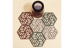 China Hexagonal Heat Resistant Silicone Mat supplier