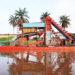 Customized Diesel Chain Bucket Dredger For Gold Dredging