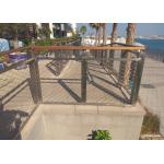 Lightweight Balustrade Cable Mesh Stainless Steel Wire Rope Netting Protecting Fence for sale