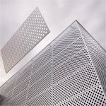 1200x1200 Metal Building Facades Perforated Galvanized Steel Facade Panels for sale