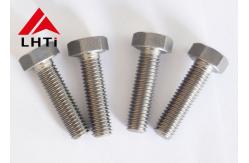 China Titanium Alloy Hex Head Bolts Screw Gr5 M5 M6 M8 Low Magnetic Permeability supplier