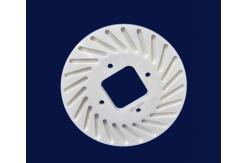 China Alumina Ceramic Disc Customizable Polishing Flanges For Electrical Insulation supplier