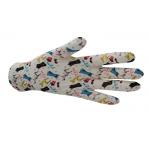 Flower Printed Cotton Cosmetic Gloves Protecting Fingertip From Drying for sale