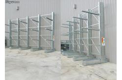 China Workshop Cantilever Warehouse Racks , Cantilever Lumber Storage Racks Galvanized supplier