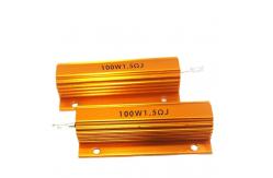 China Golden aluminum encased wire wound resistor 100W 1.5R supplier