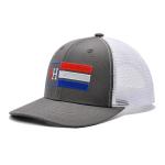 Pre curved Richardson 112 Trucker Hats 6 Panel Flat Embroidery Custom Logo for sale