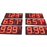 8'' 10'' 12'' 16'' 20'' Inch Led Gas Price Sign Aluminium Frame / Iron Cabinet for sale