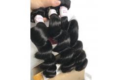 China Double Weft 100% Virgin Human Hair Extensions Loose Wave Hair Bundle supplier