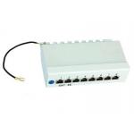 White Krone IDC Rack Mount Patch Panel Cat5e 8 Port Shielded Patch Panel FTP / STP for sale
