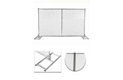 China Galvanized Chain Link Fencing 6x12 Temporary Construction Fence Panel supplier