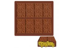 China MHC Custom Deep Small Dubai Chocolate Silicone Mould , Dubai Chocolate Bar Silicone Mould supplier