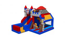China Inflatable Combos Warehouse Inflatable Jumping Castle Combo Slide Obstacle Bouncer Jumper supplier