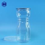 BPA Free Clear Plastic Cylinder Container Customized Capacity And Logo for sale