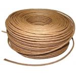 Cable Filler Yarn Brown Kraft Paper Rope Twisted 5 / 32'' 4mm For Wire for sale