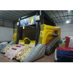 Digging car inflatable bouncer / Engineering vehicles inflatable bouncer / Inflatable building car bouncer