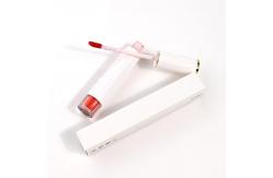 China Round Clear Lip Gloss Tubes Box Custom Label Empty Cosmetic Tube Packaging supplier