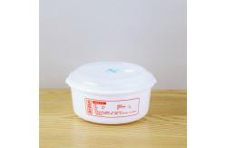 China Round Plastic Lunch Microwave Soup Pot Bowl Crisper With Lid supplier