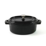 Cast Iron Mini Oval Casserole Red 12cm X 9cm