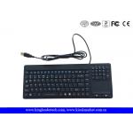 Medical Silicone Keyboard With Touchpad And Numeric Keypad In USB Interface for sale