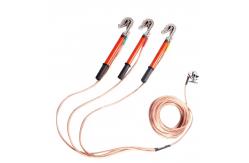 China High Voltage Earthing Rod With Earthing Wire supplier