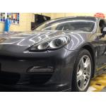 Car High Gloss Dark Gray Vinyl Wrap Wrinkles Elimination 140gsm for sale