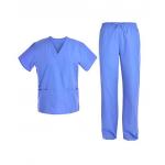 Women Disposable Surgical Scrubs Hydrophobic Durable With High Stretch Strength for sale