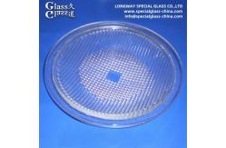 China Custom Molded Boroslicate Glass lamp Cover For Led Street Light supplier