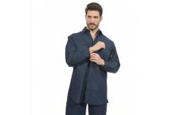 China CFR Long Sleeve Denim Welding Shirt 280gsm CAT 2 UL Certificate supplier