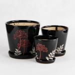 Small Handcrafted Ceramic Containers for Indoor Decoration and Display for sale