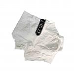 White T Shirt 85% Cotton 10Kg Industrial Cotton Rags for sale