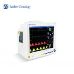 220V Multi Parameter Vital Sign Monitor 3-5 Leads ICU Bedside Monitor for sale