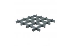 China Fireproof Moisture Proof Aluminum T Bar Suspended Ceiling Grid Open Cell Rectangle supplier