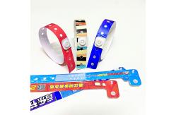 China Activity Tyvek Dupont Paper Wristband Barcode Paper Business Event Admission Bracelet supplier