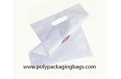 China Gravure Printing 60 Micron Patch Handle Plastic Bags supplier