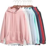 Wholesale custom pure color blank cheap women hoodie for sale