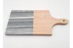 China Cheese Chopping Stone Placemats , Rectangle Wooden Marble Cutting Board supplier