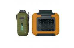 China Push Button Control Waist Hanging Fan Air Cooling 256g 100x40x98mm supplier