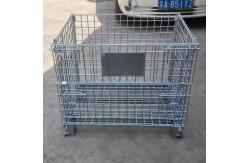 China Collapsible Warehouse 250kg Wire Mesh Container Rack Heavy Duty supplier